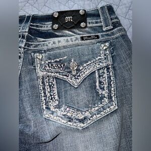 Miss Me Embellished Easy Bootcut Jeans